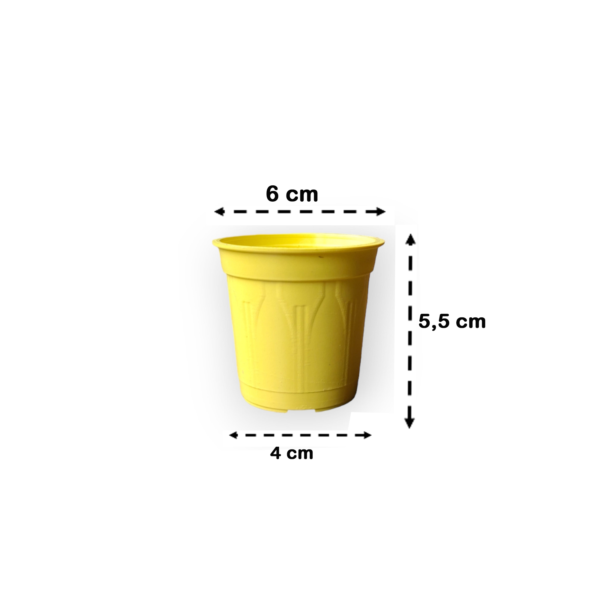 Vasos coloridos mini 11 und Reciclavel flor suculentas 
