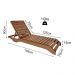Conjunto Para Piscina ou Jardim Sofá Poltronas Mesa e Espreguiçadeira