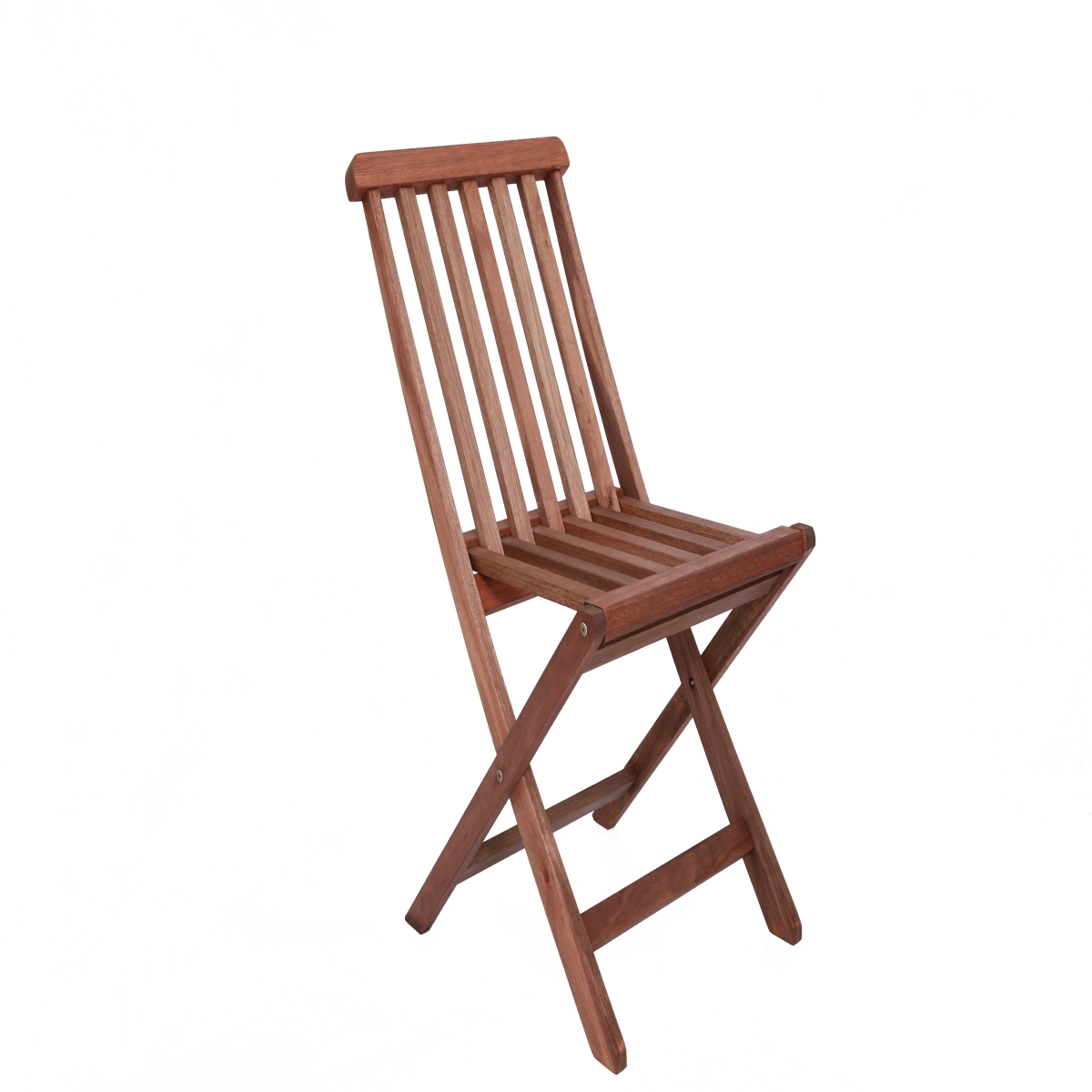Conjunto Roma Mesa 80cm com furo para ombrelone e 4 Cadeiras Dobráveis