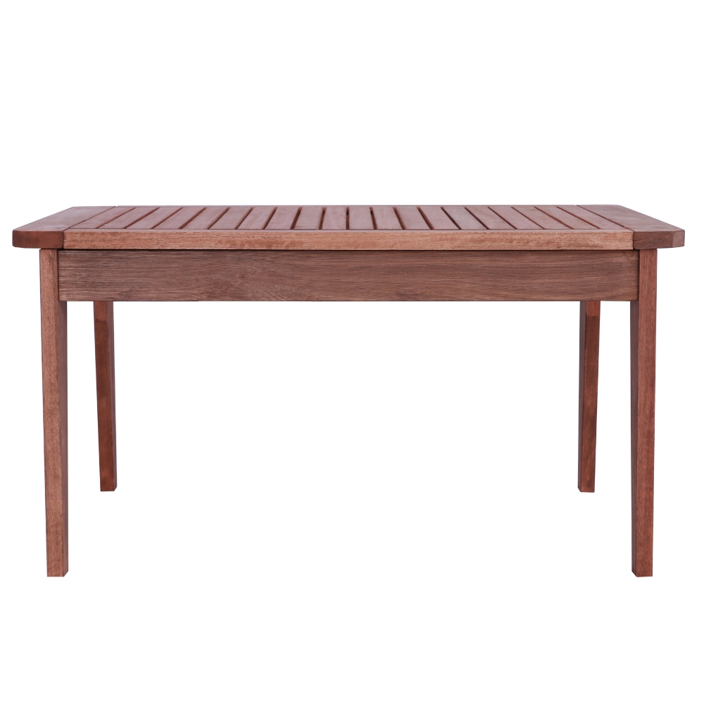 Mesa De Centro E Lateral Tokyo Em Madeira Maciça