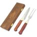 Kit Churrasco Arkhip Baby Grill 6'' Cabo Madeira Caixa