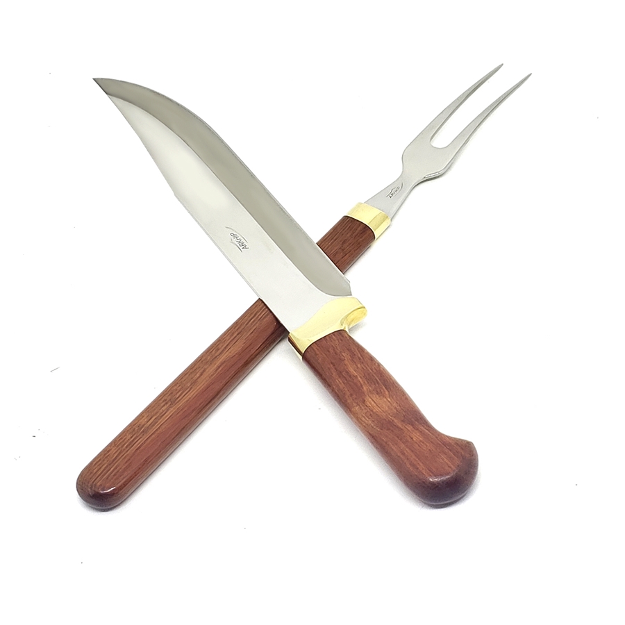Kit Churrasco Arkhip Picanheira Grill 10'' Cabo Madeira Bainha