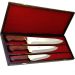 Kit Churrasco e Cozinha Arkhip Trichef 12'' 9'' 6'' Cabo Madeira Caixa