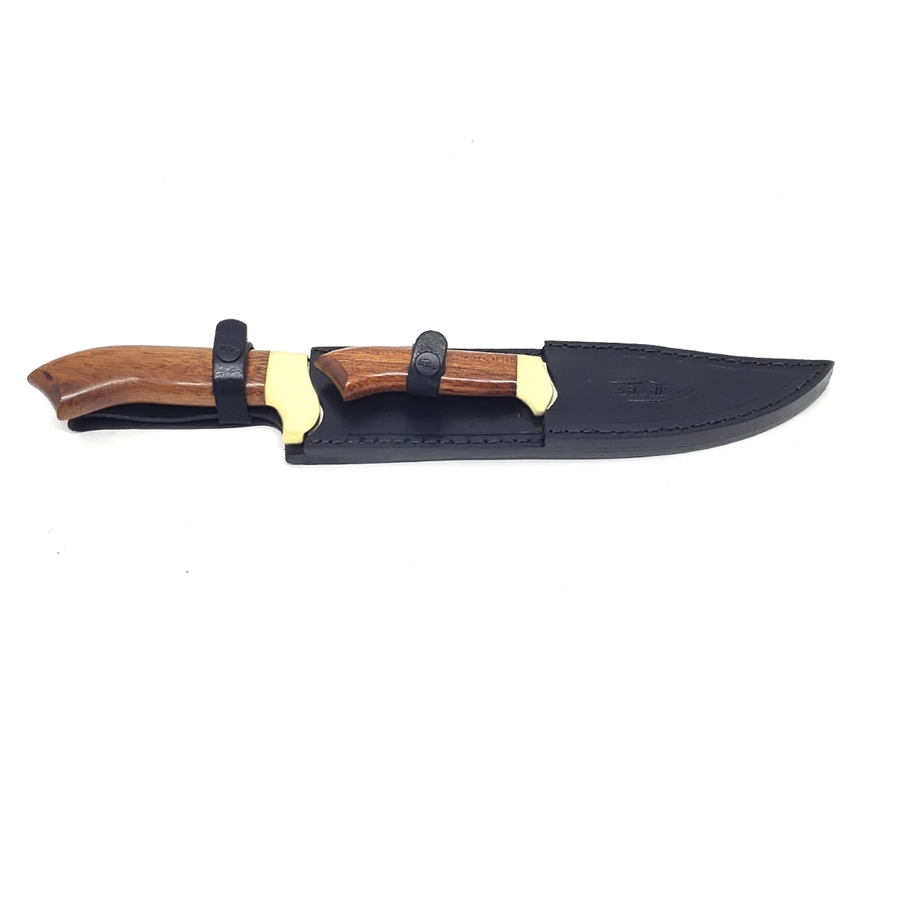 Kit Churrasco e Mesa Arkhip Grãnchurrita 10'' e 5'' Cabo Madeira Bainha