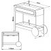 Carrinho Bar Porta Taças 110 CM Pes Metal Oslo 28964 Hanover Artesano