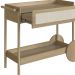 Carrinho Bar Porta Taças 112 CM Pes Madeira Oslo 27964 Hanover Artesano