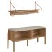 Conjunto Sapateira Banco e Prateleira Hanover Artesano