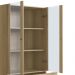 Cristaleira 2 PT Vidro 1 GVT Pes Madeira 27963 Hanover Artesano