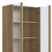 Cristaleira 2 PT Vidro 1 GVT Pes Metal 28963 Hanover Artesano