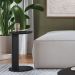 Mesa Apoio Sofa Chanfrada Pe Madeira Nero Preto 28020 Artesano