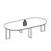 Mesa de Centro Chanfrada Pe Madeira Nero Preto 28017 Artesano