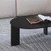 Mesa de Centro Chanfrada Pe Madeira Nero Preto 28017 Artesano