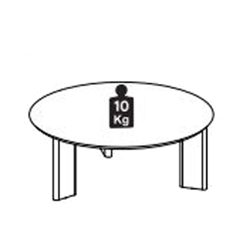 Mesa de Centro Chanfrada Pe Madeira Nero Preto 28018 Artesano