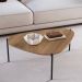 Mesa de Centro Organica Pe Metal Preto Hanover 28015 Artesano