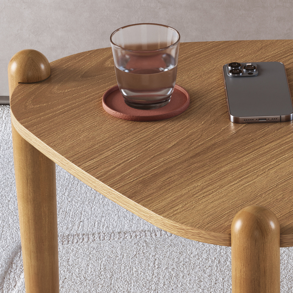Mesa de Centro Organica Pes Madeira Hanover 28011 Artesano
