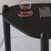 Mesa de Centro Organica Pes Madeira Nero Preto 28011 Artesano
