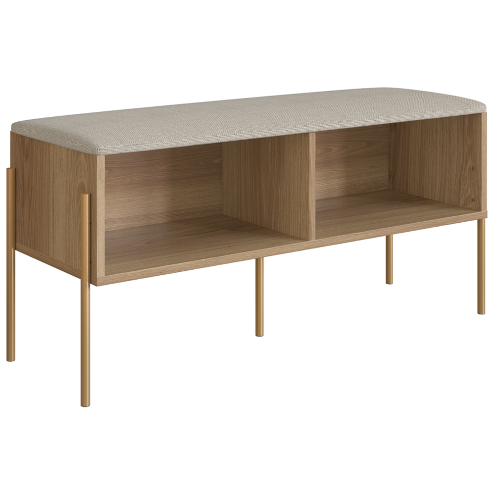 Sapateira Banco 93 CM Pes Metal Oslo 28968 Hanover Artesano