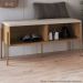 Sapateira Banco 93 CM Pes Metal Oslo 28968 Hanover Artesano