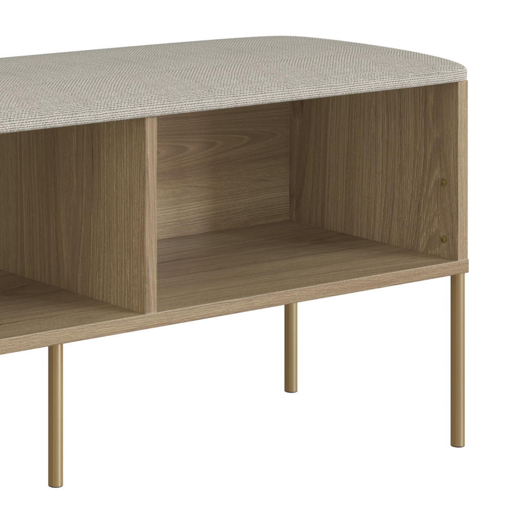 Sapateira Banco 93 CM Pes Metal Oslo 28968 Hanover Artesano
