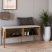 Sapateira Banco 93 CM Pes Metal Oslo 28968 Hanover Artesano