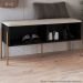 Sapateira Banco 93 CM Pes Metal Oslo 28968 Nero Artesano