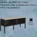 Sapateira Banco Oslo Pes em Madeira Nero Artesano