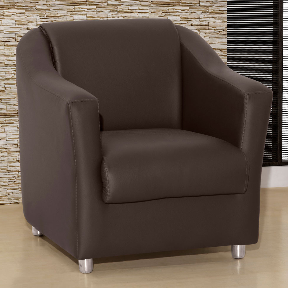 Conjunto com 2 Poltronas Bia Marrom