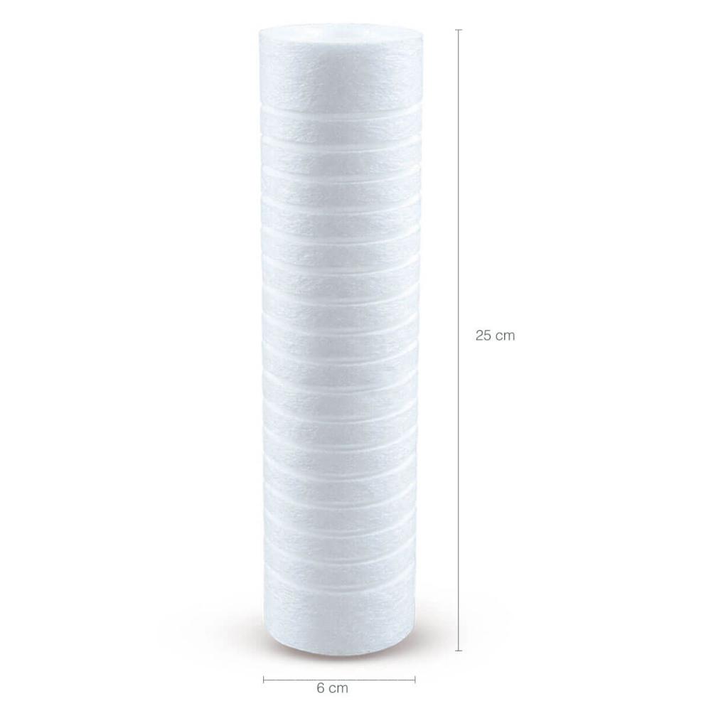 Kit 2 Refil Acqua 230RH 9.3/4' POE Filtro Acquabios Caixa de