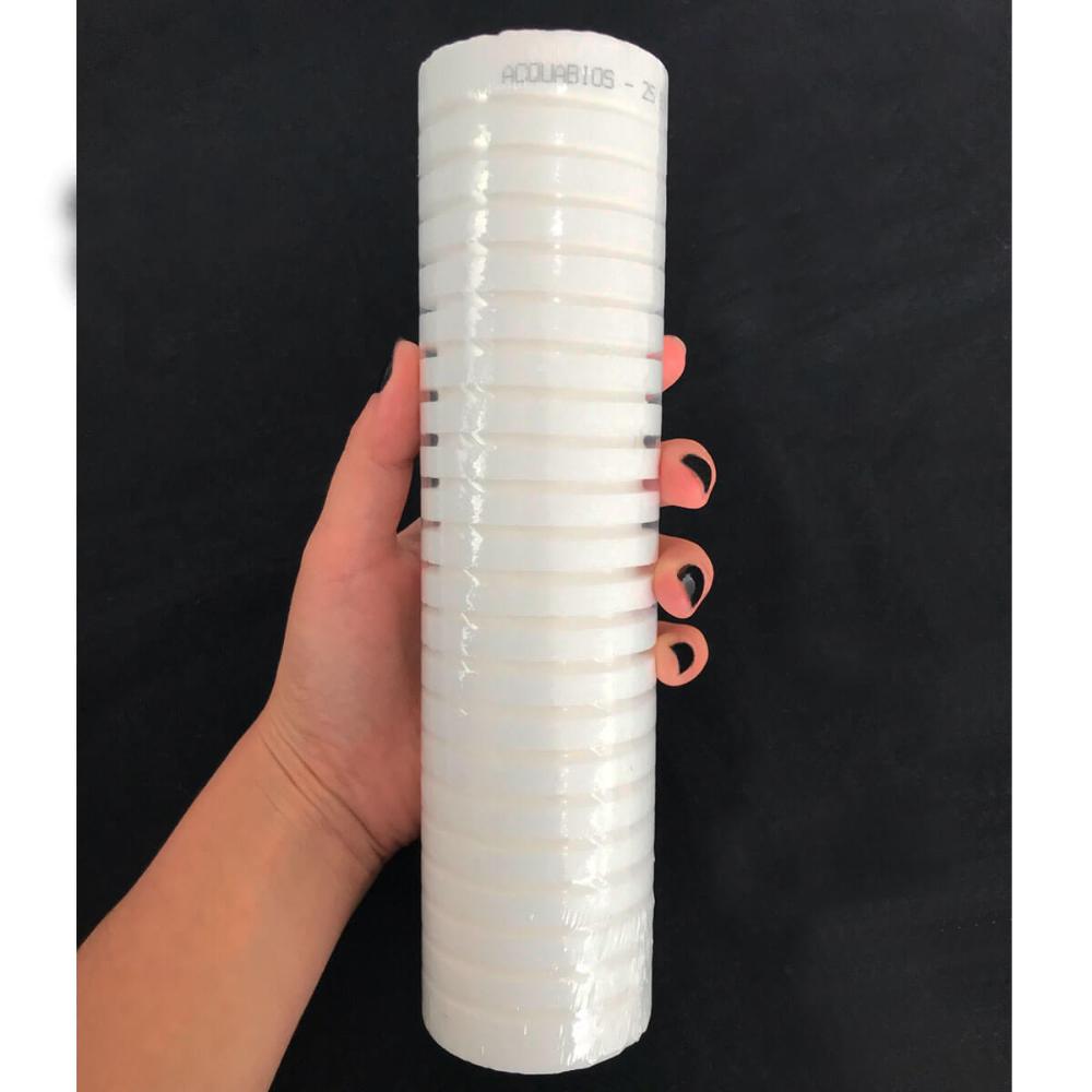 Kit 2 Refil Acqua 230RH 9.3/4' POE Filtro Acquabios Caixa de