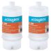 Kit 2 Refil Blindado Acqua AB 200BR/TR POU Rosca 1/2' Filtros tamanho 7' Acquabios Tripla Proteção