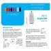 Kit 2 Refil Purificador de Água Colors Quadriseta E05 Acquabios Preto Carvão Ativo