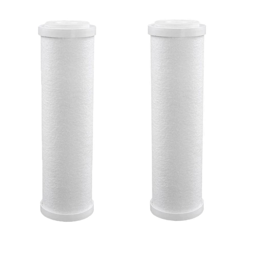 Kit 2 Refil de PP 9.3/4' POE Liso 1200l/h Acquabios Poço Artesiano Redução Resíduos