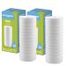 Kit 2 Refis Ranhurados de Reposição 7" Melt Blown para Filtro de Máquina de Lavar Maqlav Acquabios