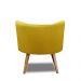 Kit 2 Poltronas Para Sala Decorativa Isa Suede Amarelo Adonai Estofados