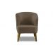 Kit 2 Poltronas Para Sala Decorativa Thais Suede Cappuccino Adonai Estofados