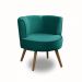 Poltrona Para Sala Decorativa Isa Suede Tiffany Adonai Estofados