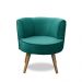 Poltrona Para Sala Decorativa Isa Suede Tiffany Adonai Estofados