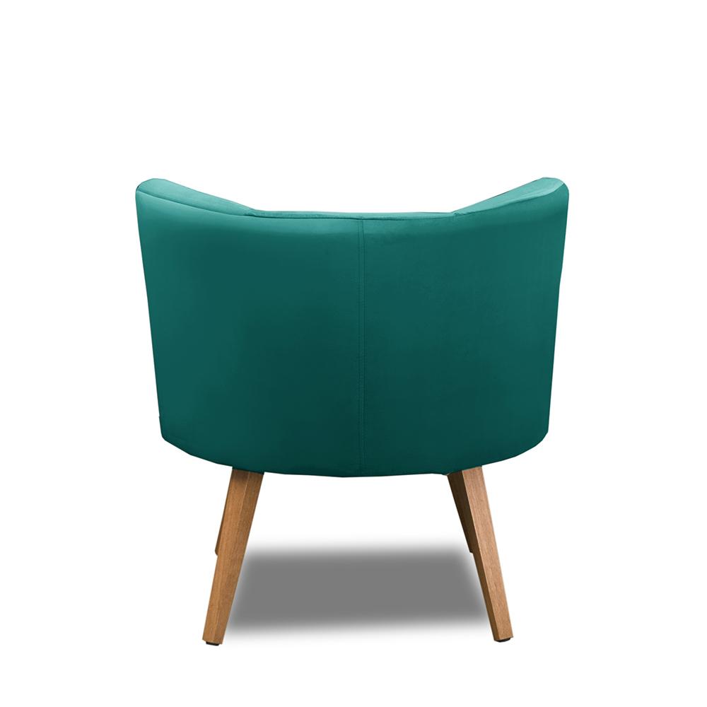 Poltrona Para Sala Decorativa Isa Suede Tiffany Adonai Estofados