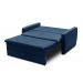 Sofá Cama Jade 1,36m Suede Azul Adonai Estofados