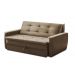 Sofá Cama Jade 1,36m Suede Cappuccino Adonai Estofados
