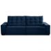 Sofá Retrátil e Reclinável 3 Lugares com Molas 2,30m Duda Suede Azul Adonai Estofados