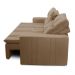 Sofá Retrátil e Reclinável 3 lugares com Molas 1,80m Ester Suede Cappuccino Adonai Estofados