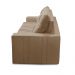 Sofá Retrátil e Reclinável 3 lugares com Molas 1,80m Ester Suede Cappuccino Adonai Estofados