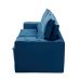 Sofá Retrátil e Reclinável 3 lugares com Molas 2,00m Livia Suede Azul Adonai Estofados