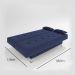 sofá cama 1,80m Íris Suede Azul Adonai Estofados