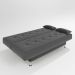 sofá cama 1,80m Íris Suede Cinza Adonai Estofados