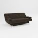sofá cama 1,80m Íris Suede Marrom Adonai Estofados