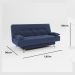 sofá cama 1,80m França Suede Azul Adonai Estofados