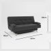 sofá cama 1,80m França Suede Cinza Adonai Estofados