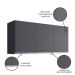 Armário Aéreo 120cm 3 Portas Andréia Cinza - AJL Móveis